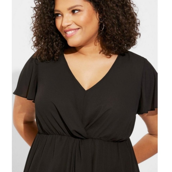 Torrid Georgette Twist Front Blouse - Picture 3 of 5